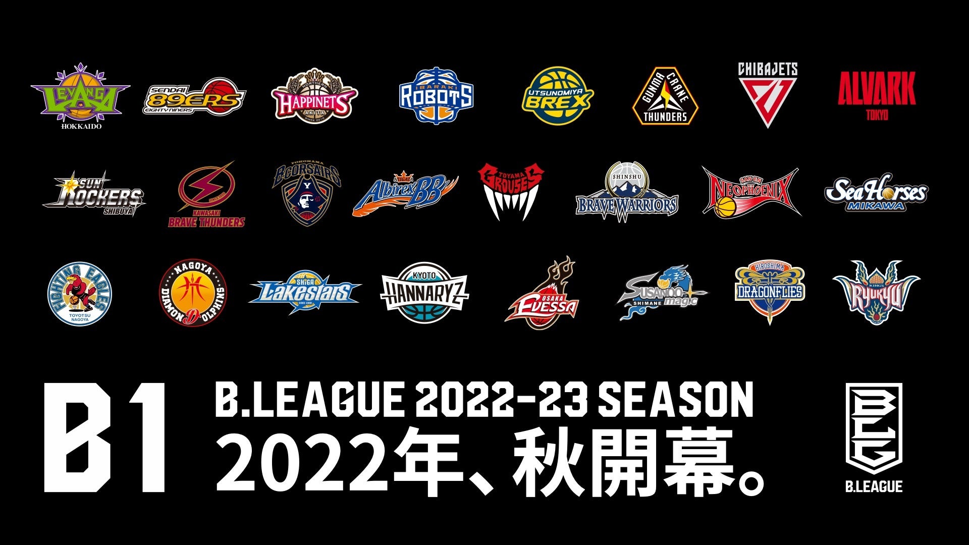 2022-23シーズン B1所属チーム
