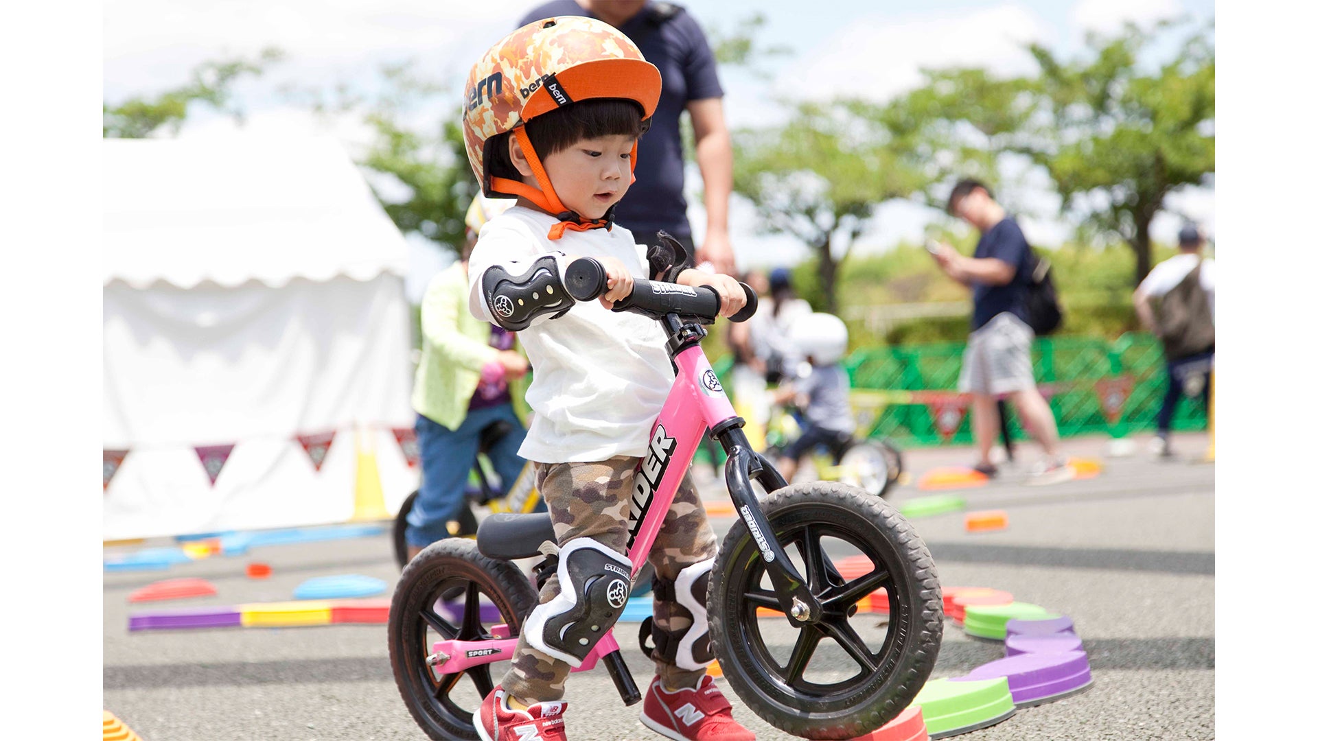 ペダル無し二輪車・ストライダー試乗会