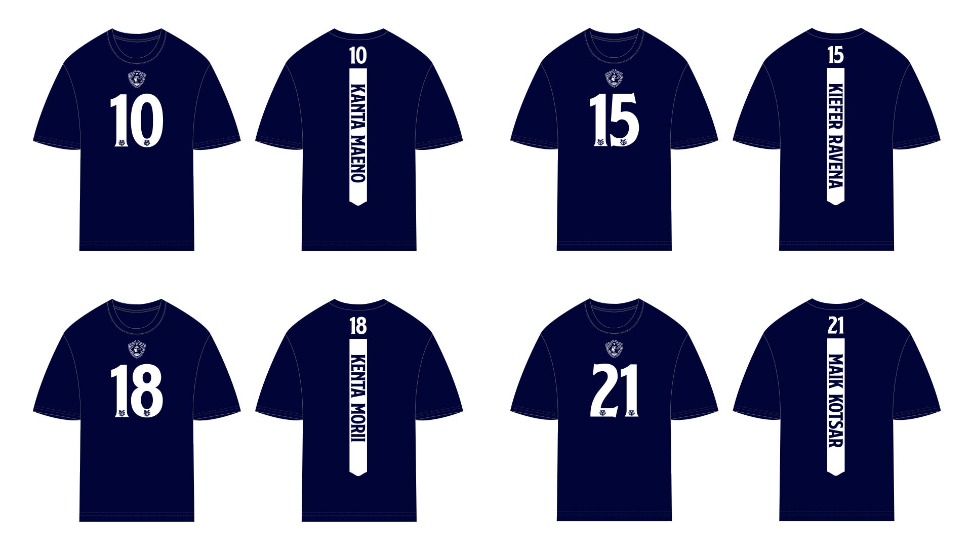 2025-26シーズン 選手Tシャツ②