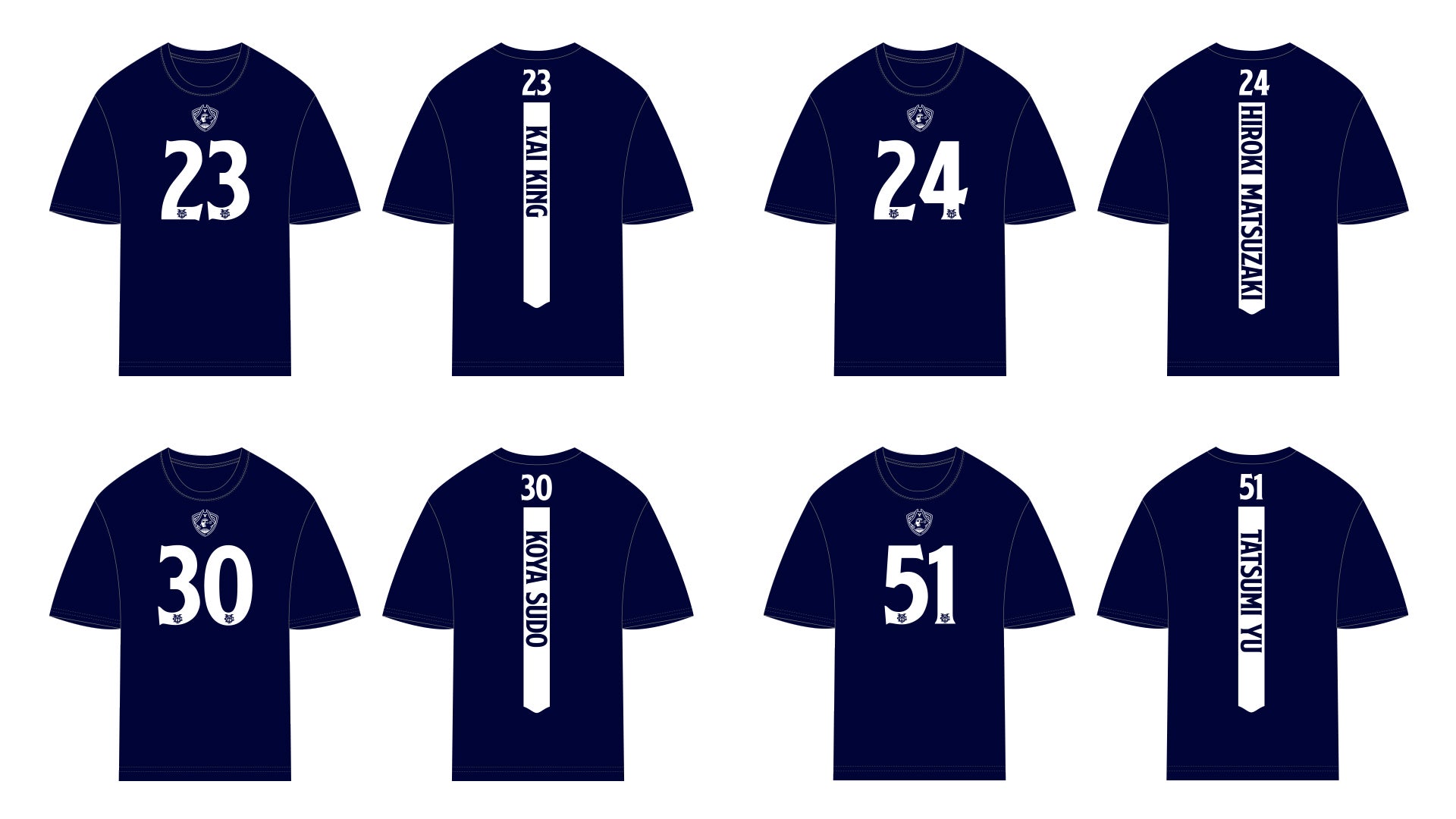 2025-26シーズン 選手Tシャツ③