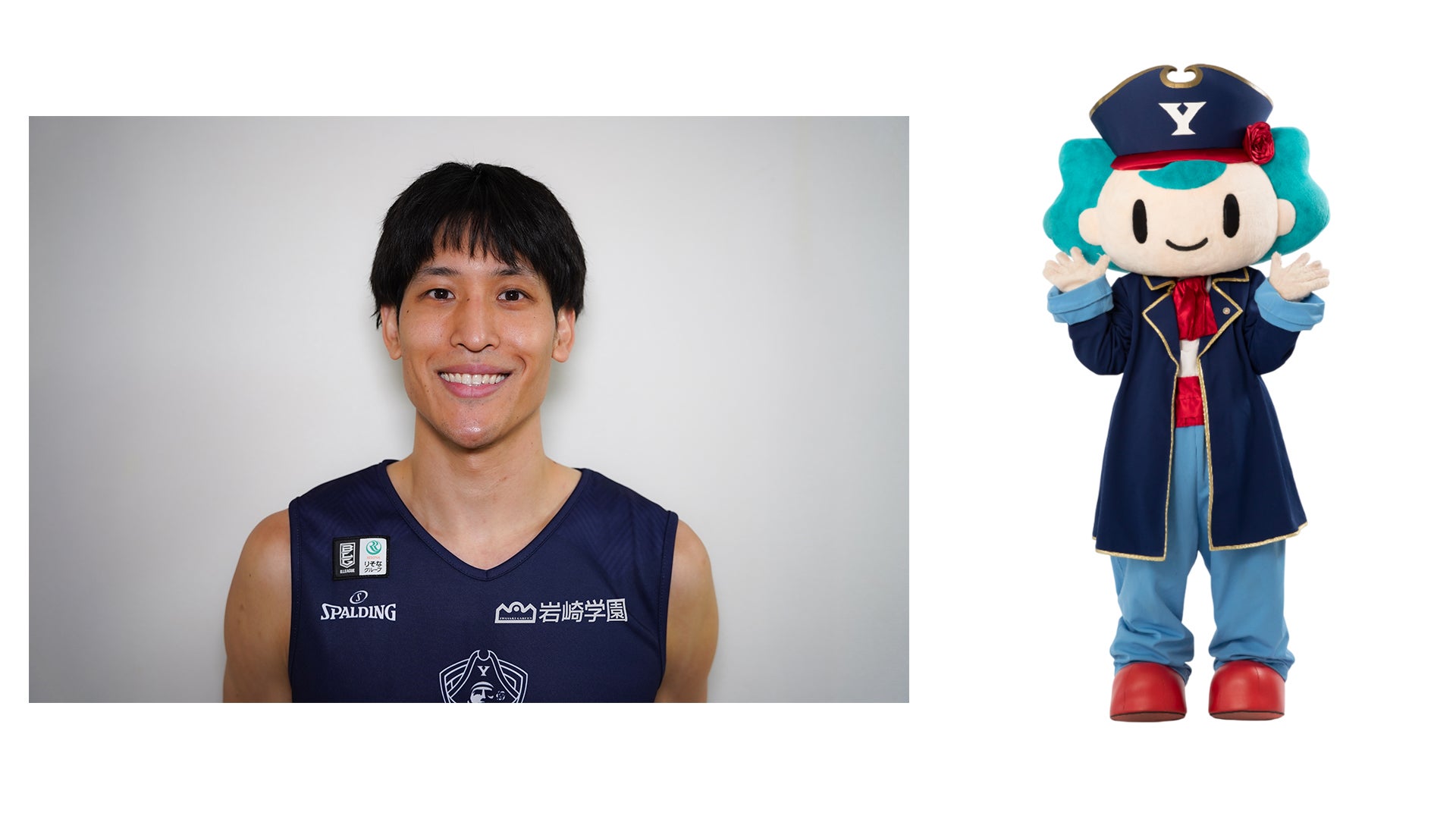 谷口光貴選手&マスコット「コルス」