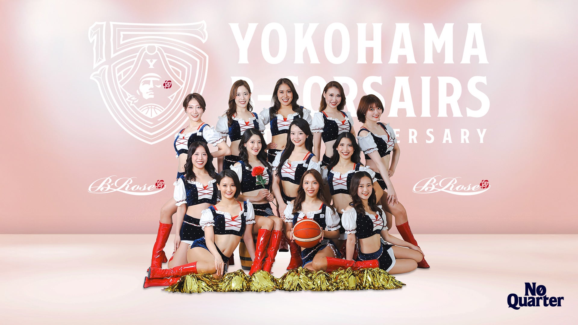 B.CORSAIRS チアリーディングウェア 🌹 The final pose of the dance is the official photo！ Kyoka