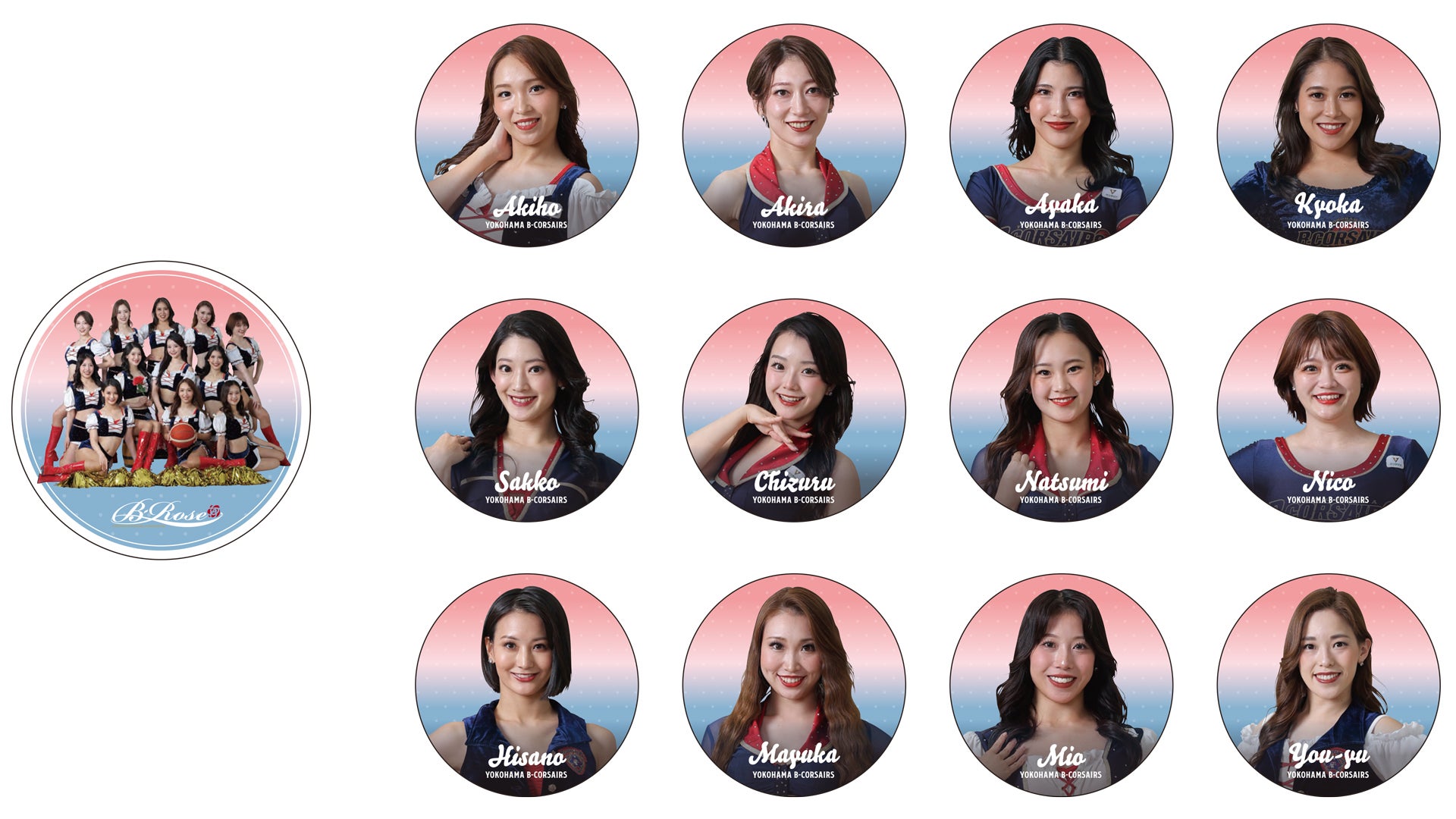 B-ROSE缶バッジガチャ(全13種)