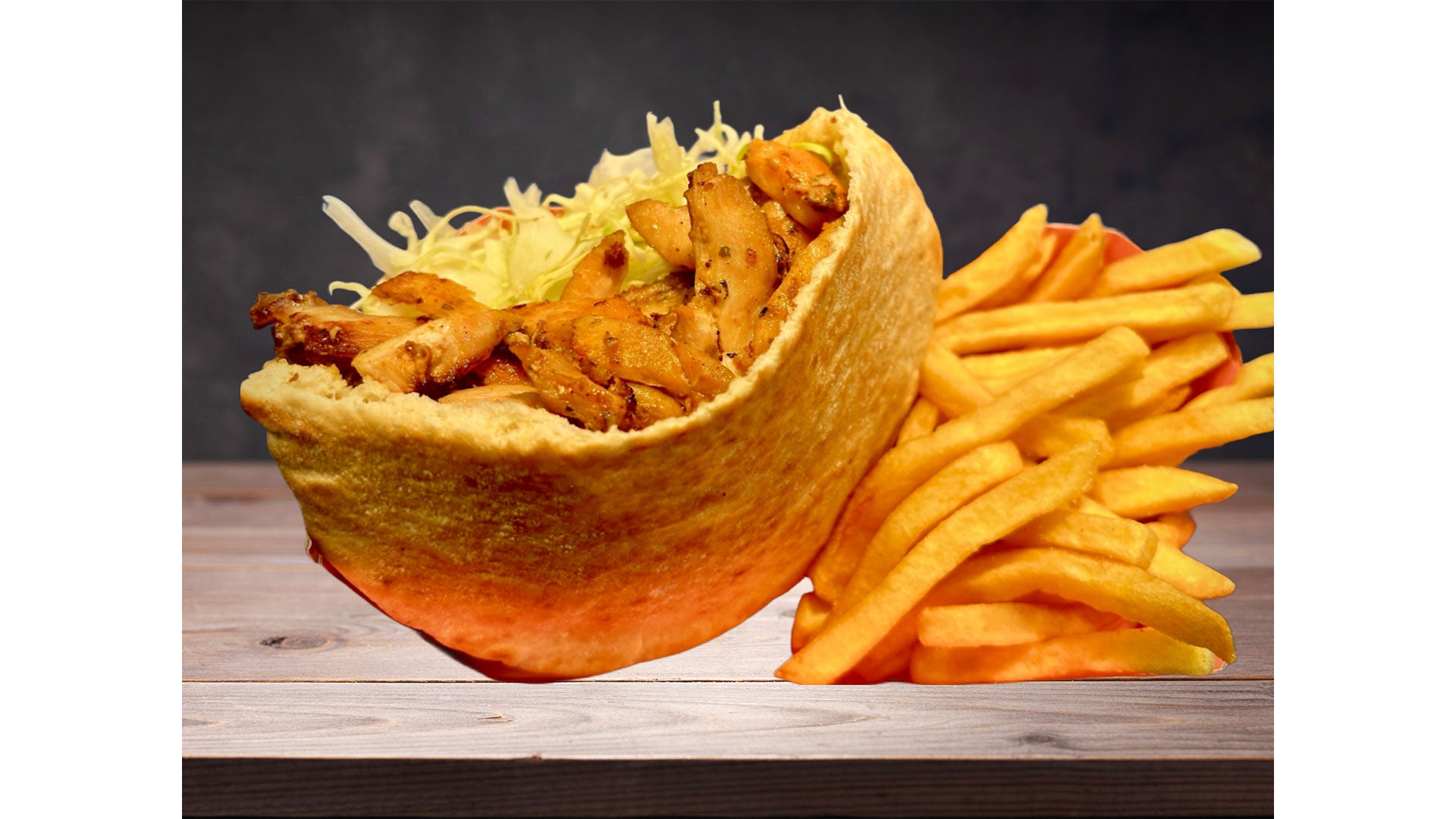 サンドセット（チキンサンド&ポテト）