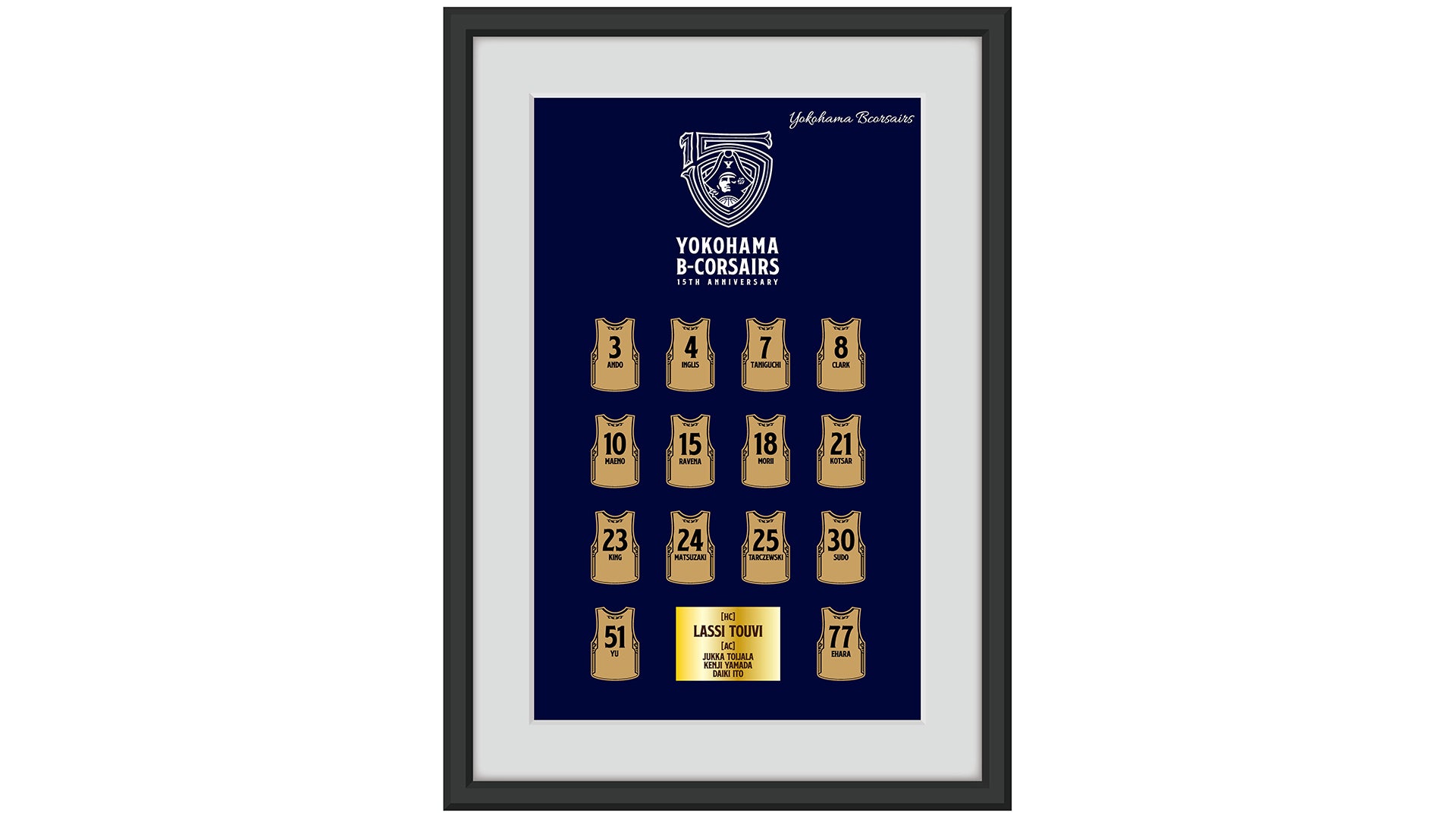 2025-26シーズンユニフォーム（HOME）デザイン ピンズコンプリートセット