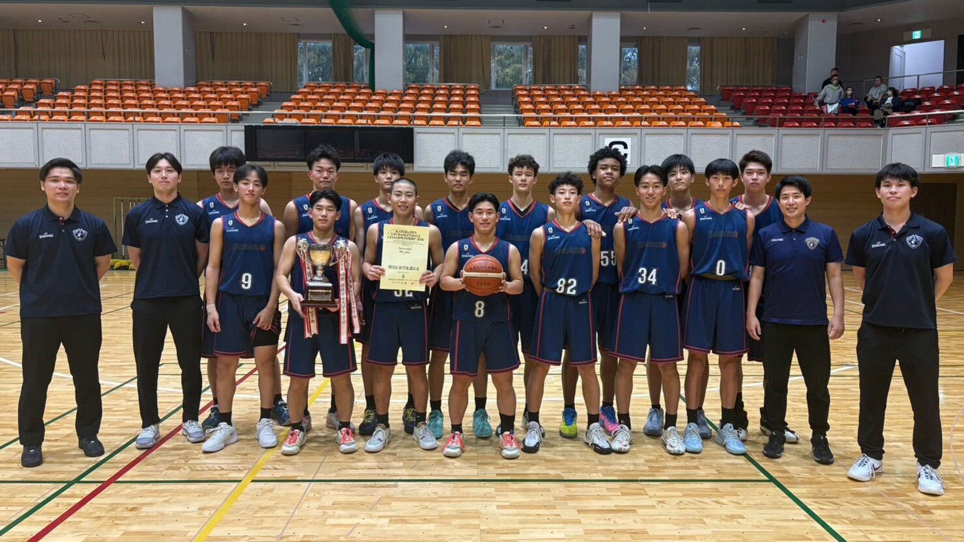 【アカデミー】大会結果報告「第7回 神奈川県U15バスケットボール選手権大会 2026 兼 Jr.ウインターカップ2026-27 2026年度 第7回全国U15バスケットボール選手権大会 神奈川県予選会」で横浜ビー・コルセアーズ U15男子が優勝！